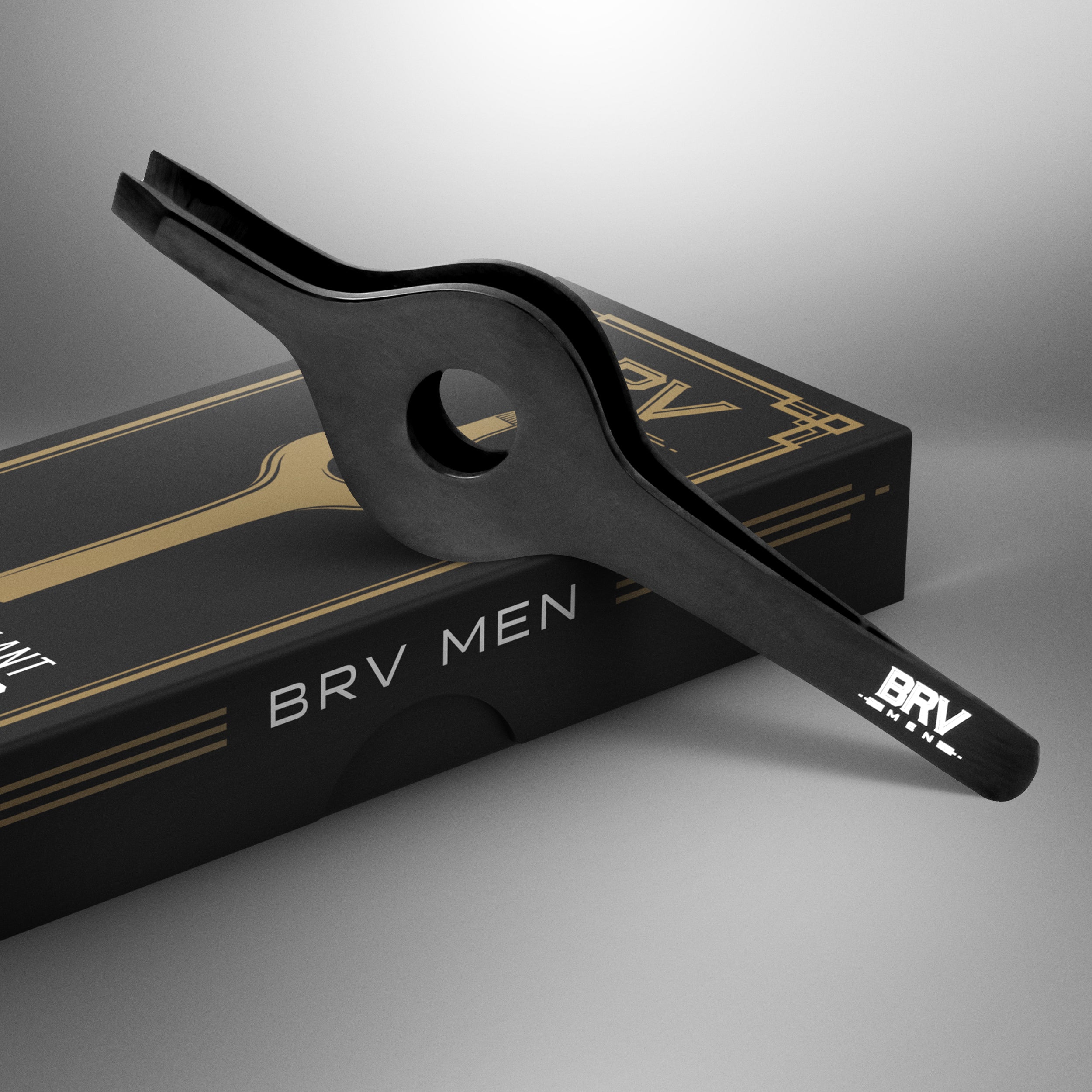 BRV MEN Wide Grip Slant Tweezers - German Stainless Steel - Hand-Filed –  brv men
