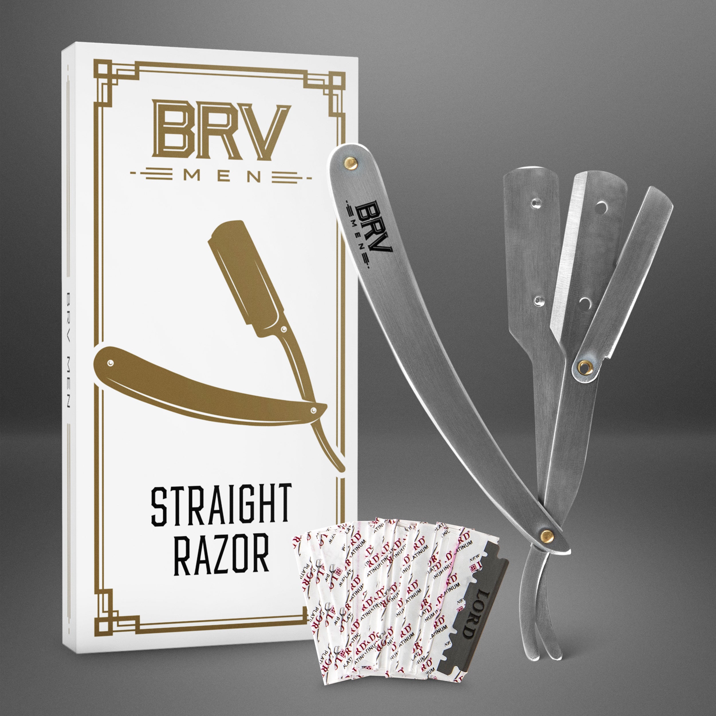BRV MEN Professional Mustache & Beard Trimming Scissors - 5.5 | 100%  German Stainless Steel & Hammer Forged Mustache Scissors | Razor Sharp  Facial