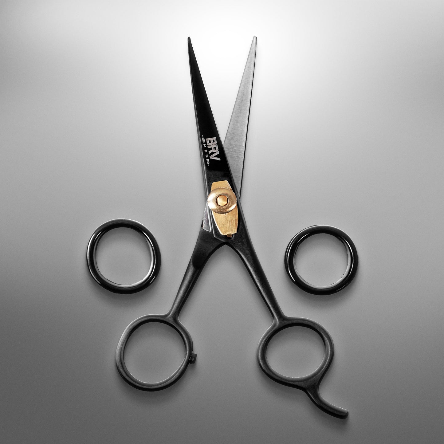 
                  
                    BRV MEN High Carbon Stainless Steel Beard Mustache Scissors - 5" - Hammer Forged 100% Stainless Steel - Razor Sharp Facial Hair Trimming Shears - Black
                  
                