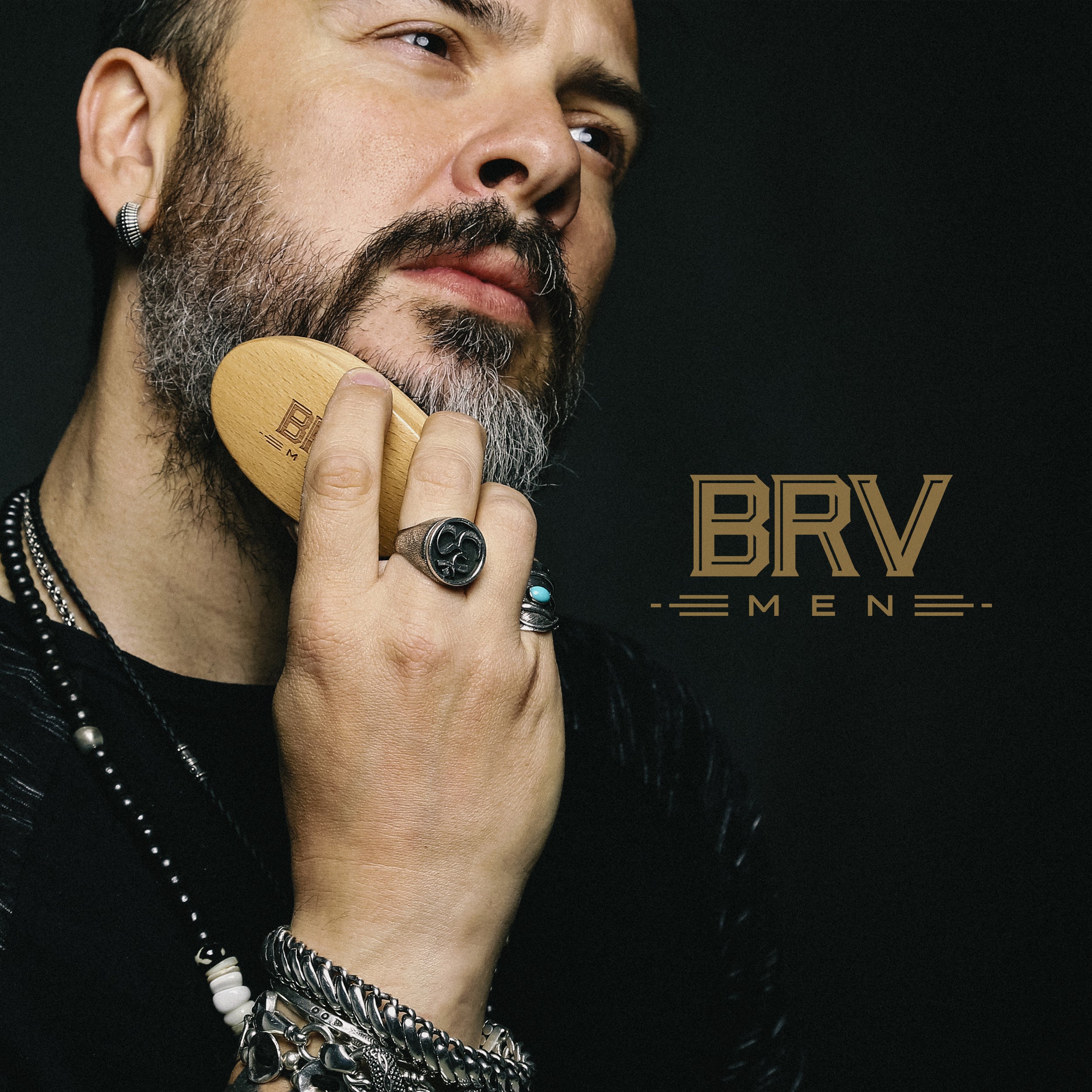 BRV MEN Professional German Steel Hammer Forged Mustache & Beard