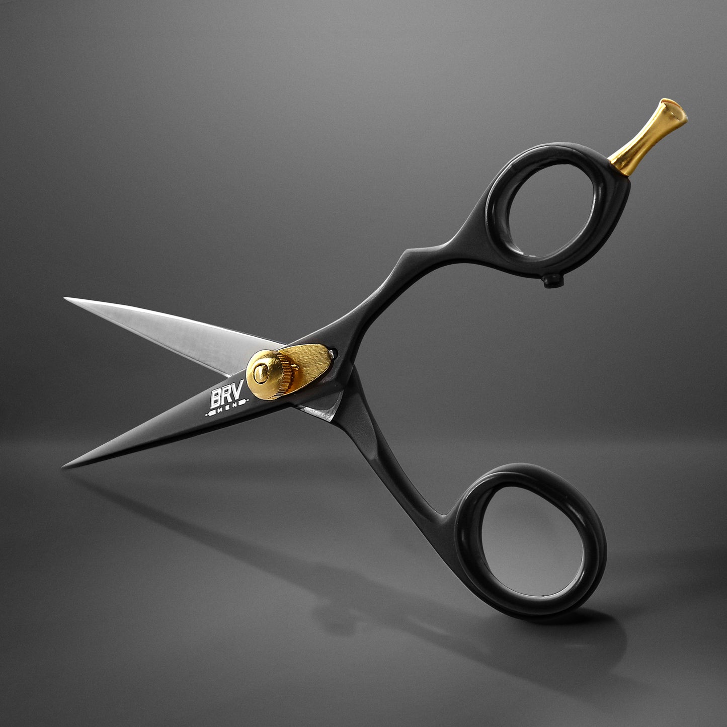 
                  
                    BRV MEN Professional Hammer Forged Mustache & Beard Scissors - 5.5" - 100% Stainless Steel - Razor Sharp Facial Hair Trimming Shears (RIGHT HANDED - Black)
                  
                